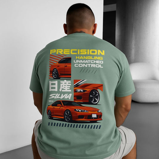 “Nissan Silvia S15 Graphic Tee – JDM Drift Legends Edition”