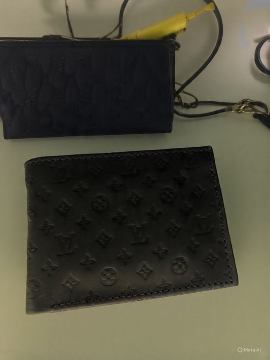 "Black Leather Wallets"
